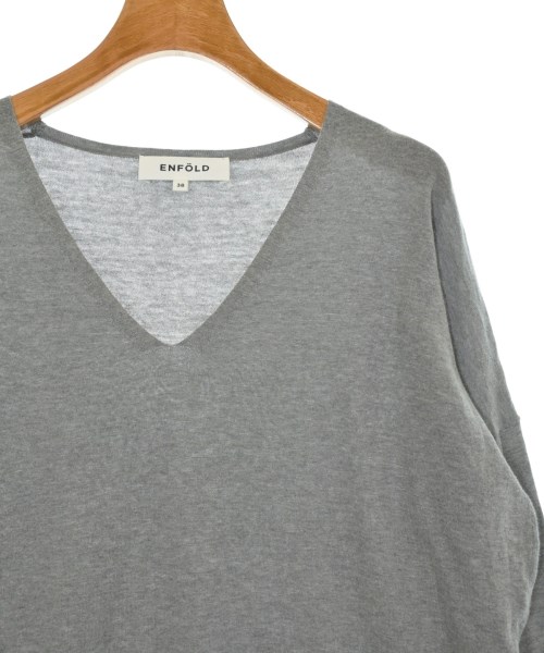 ENFOLD（エンフォルド）ニット・セーター グレー サイズ:38(M位) レディース/2200611167019