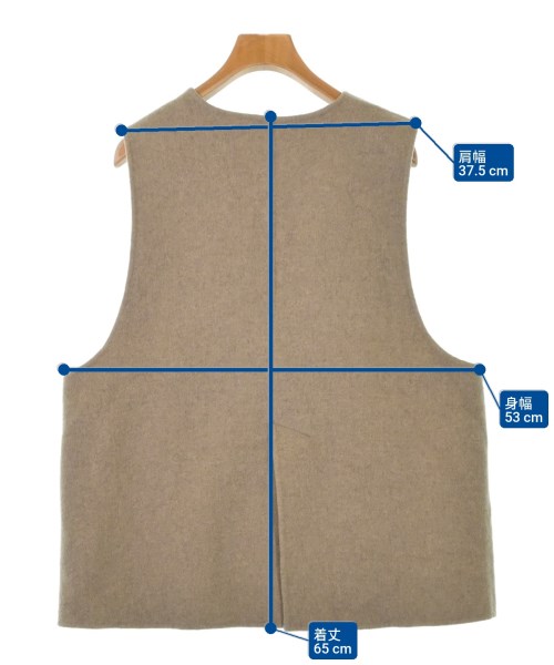 ENFOLD（エンフォルド）ベスト ベージュ サイズ:38(M位) レディース/2200613237031