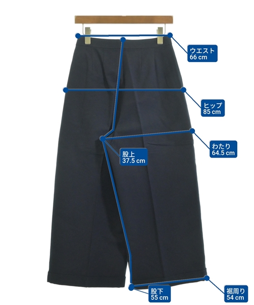 ENFOLD（エンフォルド）スラックス 紺 サイズ:36(S位) レディース/2200616129029