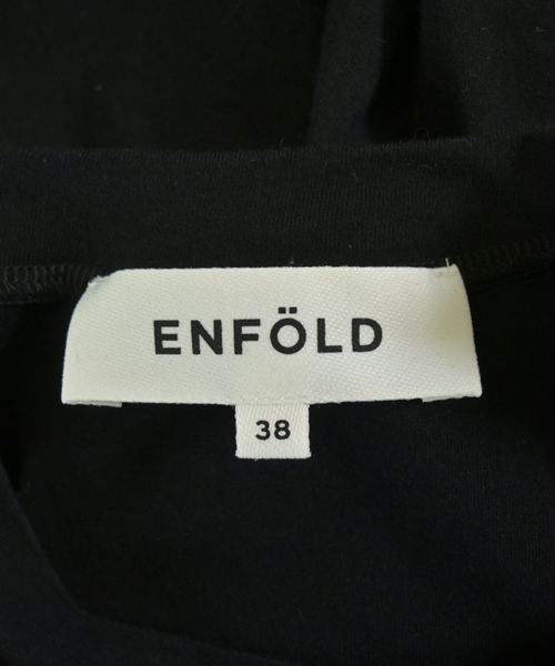 ENFOLD（エンフォルド）Tシャツ・カットソー 黒 サイズ:38(M位) レディース/2200619574123