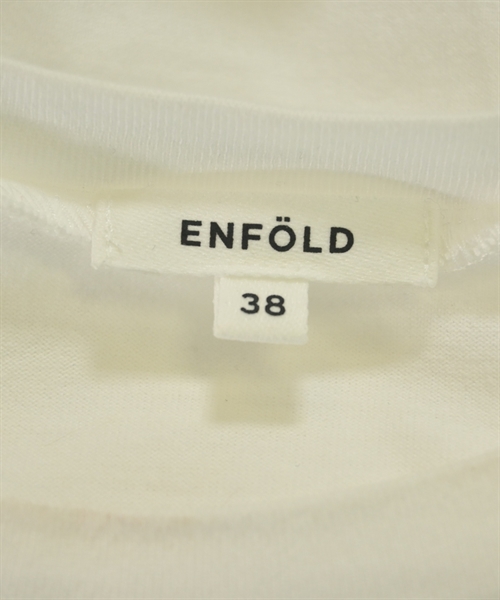 ENFOLD（エンフォルド）Tシャツ・カットソー 白 サイズ:38(M位) レディース/2200619574130