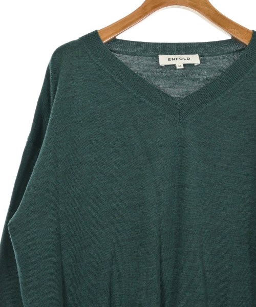 ENFOLD（エンフォルド）ニット・セーター 緑 サイズ:38(M位) レディース/2200625714025