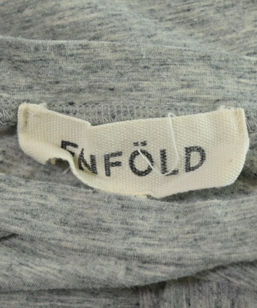 ENFOLD（エンフォルド）Tシャツ・カットソー グレー サイズ:38(M位) レディース/2200625714124