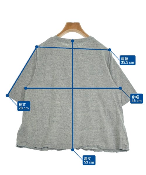 ENFOLD（エンフォルド）Tシャツ・カットソー グレー サイズ:38(M位) レディース/2200625714124