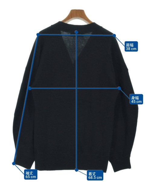 ENFOLD（エンフォルド）カーディガン 黒 サイズ:38(M位) レディース/2200614391084