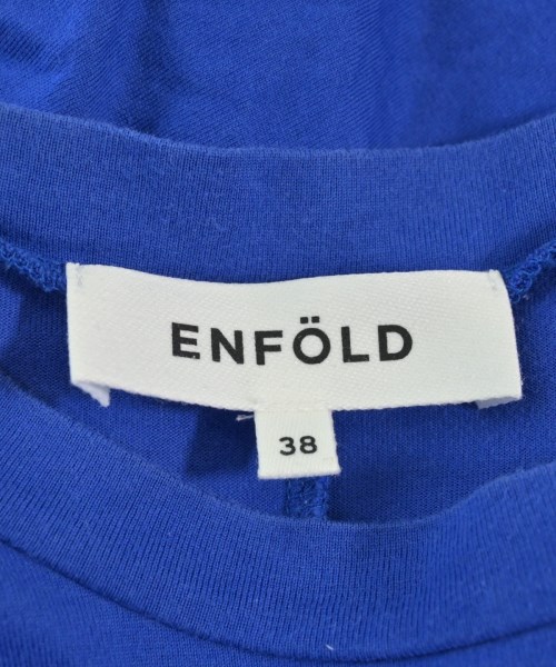 ENFOLD（エンフォルド）Tシャツ・カットソー 青 サイズ:38(M位) レディース/2200626880040