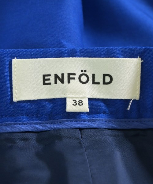 ENFOLD（エンフォルド）スラックス 青 サイズ:38(M位) レディース/2200627061028