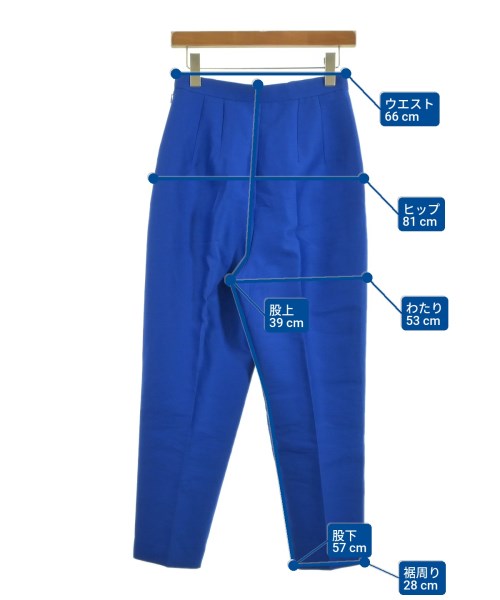 ENFOLD（エンフォルド）スラックス 青 サイズ:38(M位) レディース/2200627061028