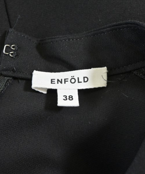 ENFOLD（エンフォルド）ブラウス 黒 サイズ:38(M位) レディース/2200627443053