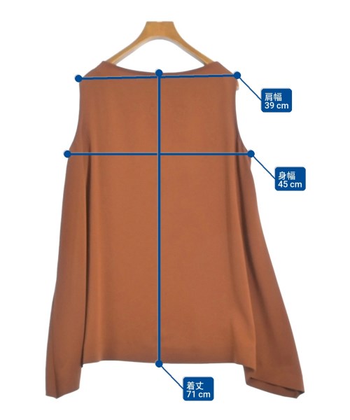 ENFOLD（エンフォルド）ブラウス 茶 サイズ:38(M位) レディース/2200626803018