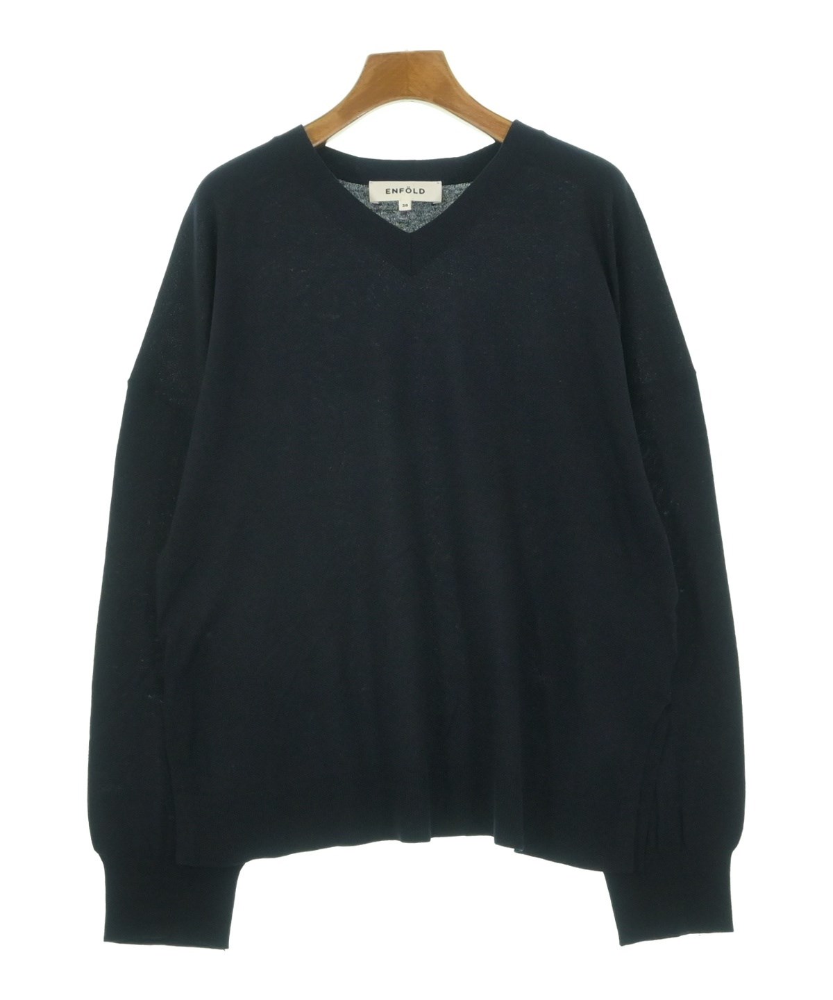 ENFOLD（エンフォルド）ニット・セーター 黒 サイズ:38(M位