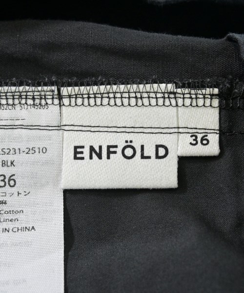 ENFOLD（エンフォルド）その他 黒 サイズ:36(S位) レディース/2200627890079