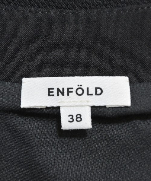 ENFOLD（エンフォルド）カジュアルシャツ 黒 サイズ:38(M位) レディース/2200628235091
