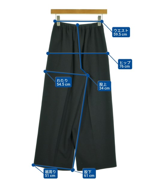 ENFOLD（エンフォルド）スラックス 黒 サイズ:34(XS位) レディース/2200626937034