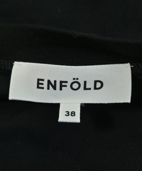 ENFOLD（エンフォルド）Tシャツ・カットソー 黒 サイズ:38(M位) レディース/2200628125125
