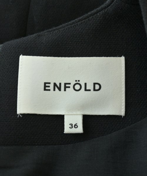 ENFOLD（エンフォルド）ブラウス 黒 サイズ:36(S位) レディース/2200615649085