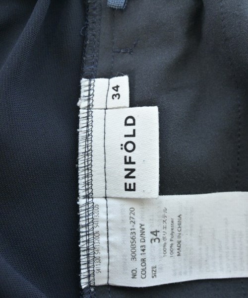 ENFOLD（エンフォルド）その他 紺 サイズ:34(XS位) レディース/2200629326101