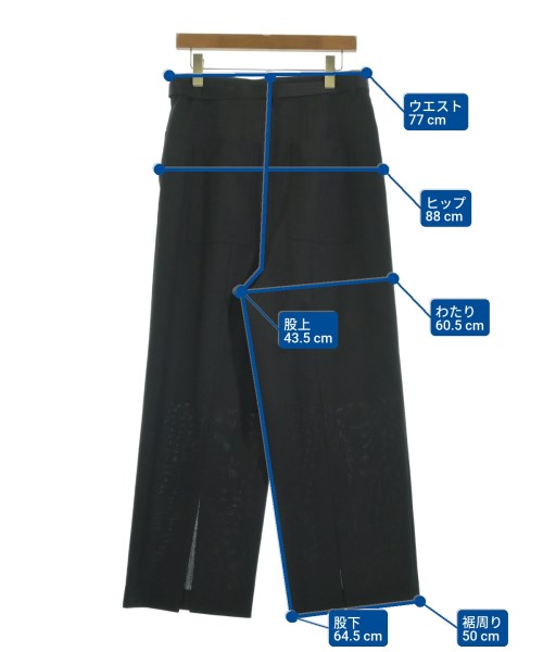 ENFOLD（エンフォルド）スラックス 黒 サイズ:38(M位) レディース/2200629352049