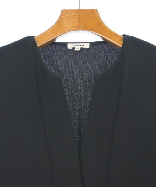 ENFOLD（エンフォルド）カジュアルシャツ 黒 サイズ:36(S位) レディース/2200629503038