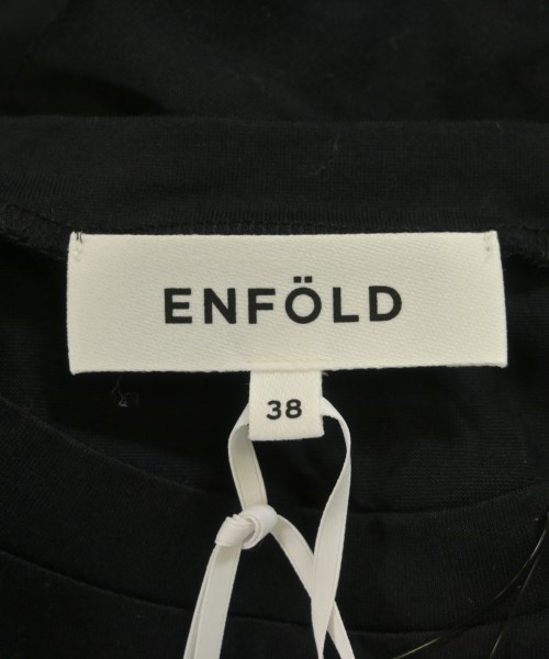 ENFOLD（エンフォルド）Tシャツ・カットソー 黒 サイズ:38(M位) レディース/2200629798021