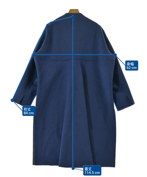 ENFOLD（エンフォルド）コート 青 サイズ:38(M位) レディース/2200629964051