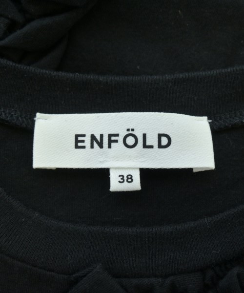 ENFOLD（エンフォルド）Tシャツ・カットソー 黒 サイズ:38(M位) レディース/2200632016037