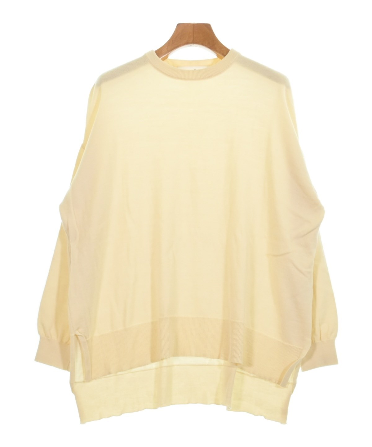 ENFOLD（エンフォルド）ニット・セーター 黄 サイズ:38(M位