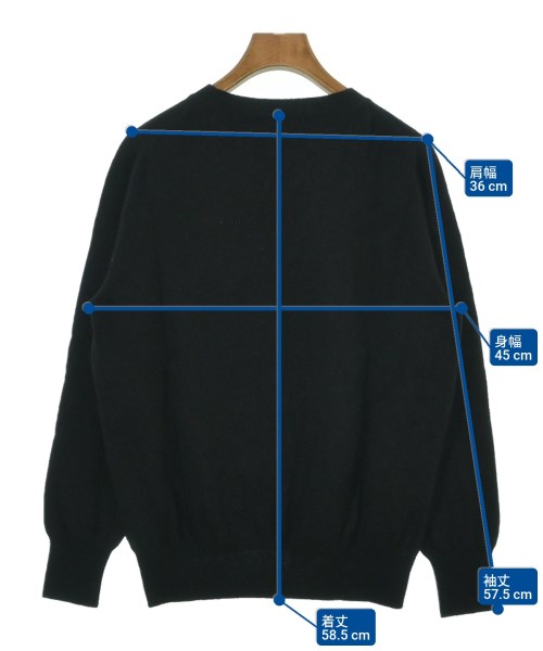 ENFOLD（エンフォルド）ニット・セーター 黒 サイズ:38(M位) レディース/2200617998020