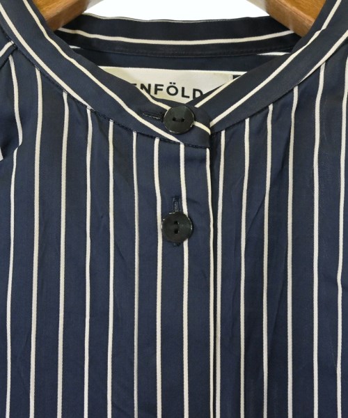 ENFOLD（エンフォルド）カジュアルシャツ 紺 サイズ:38(M位) レディース/2200617989059