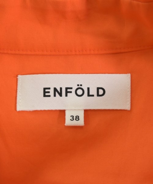 ENFOLD（エンフォルド）カジュアルシャツ オレンジ サイズ:38(M位) レディース/2200632243037