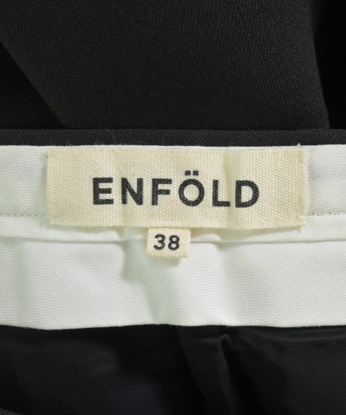 ENFOLD（エンフォルド）ショートパンツ 黒 サイズ:38(M位) レディース/2200633957100