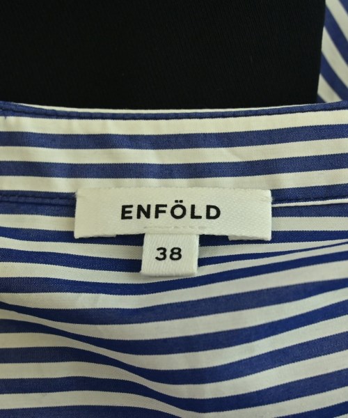 ENFOLD（エンフォルド）ブラウス 紺 サイズ:38(M位) レディース/2200590237383