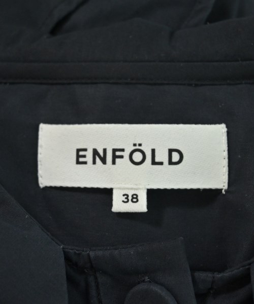 ENFOLD（エンフォルド）ブラウス 紺 サイズ:38(M位) レディース/2200590237598
