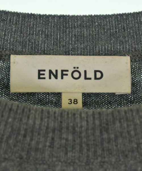 ENFOLD（エンフォルド）ニット・セーター グレー サイズ:38(M位) レディース/2200610523052