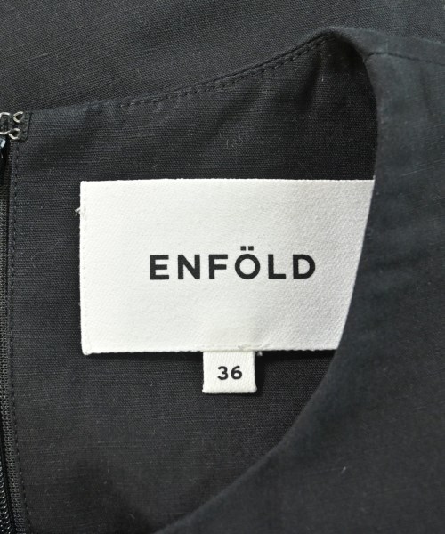 ENFOLD（エンフォルド）ワンピース 黒 サイズ:36(S位) レディース/2200610902017