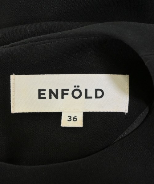 ENFOLD（エンフォルド）ブラウス 黒 サイズ:36(S位) レディース/2200611296016