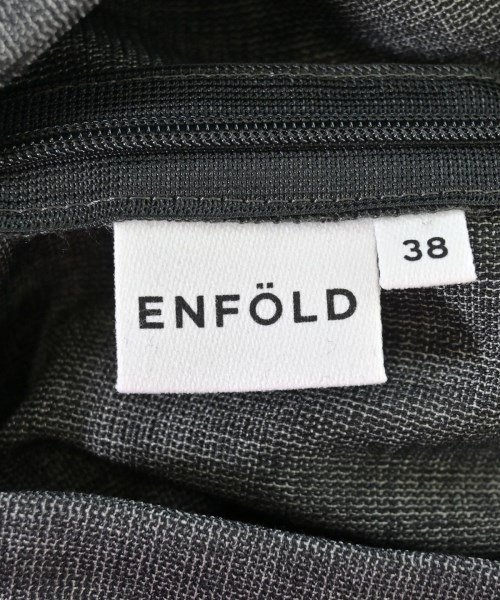 ENFOLD（エンフォルド）ワンピース グレー サイズ:38(M位) レディース/2200611639059
