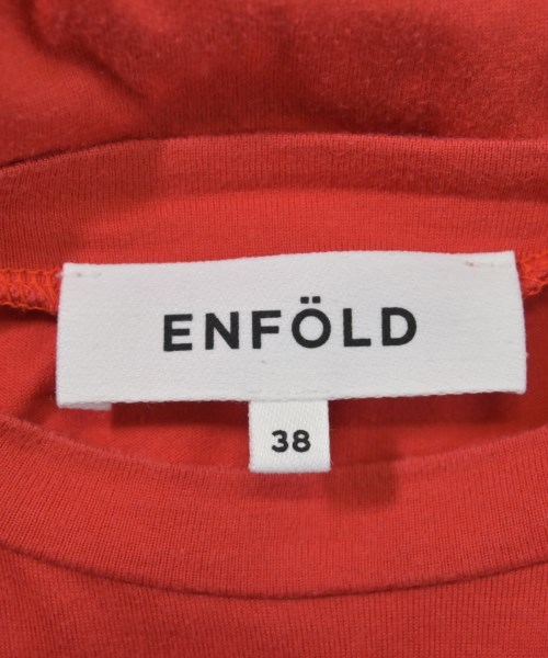 ENFOLD（エンフォルド）Tシャツ・カットソー 赤 サイズ:38(M位) レディース/2200611910059