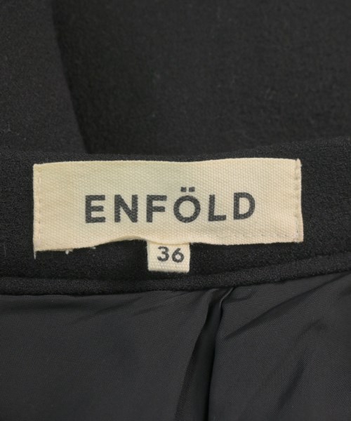 ENFOLD（エンフォルド）ひざ丈スカート 黒 サイズ:36(S位) レディース/2200612246041