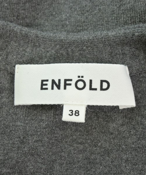 ENFOLD（エンフォルド）カーディガン グレー サイズ:38(M位) レディース/2200614156027