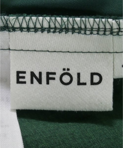 ENFOLD（エンフォルド）スラックス 緑 サイズ:40(M位) レディース/2200615313016