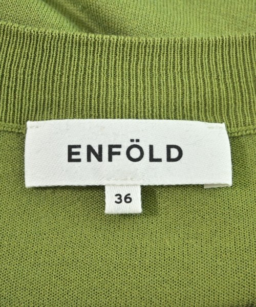 ENFOLD（エンフォルド）ニット・セーター 緑 サイズ:36(S位) レディース/2200616809037