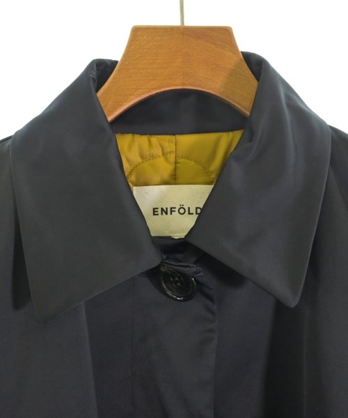 ENFOLD（エンフォルド）ステンカラーコート 紺 サイズ:36(S位) レディース/2200616975039