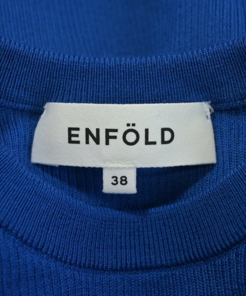ENFOLD（エンフォルド）ニット・セーター 青 サイズ:38(M位) レディース/2200617017035