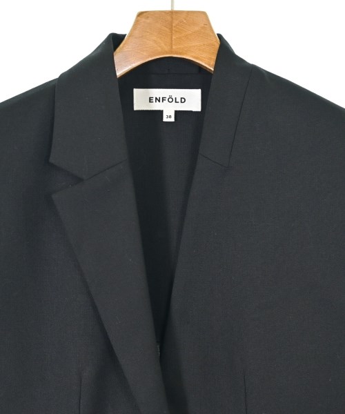 ENFOLD（エンフォルド）カジュアルジャケット 黒 サイズ:38(M位) レディース/2200615702018
