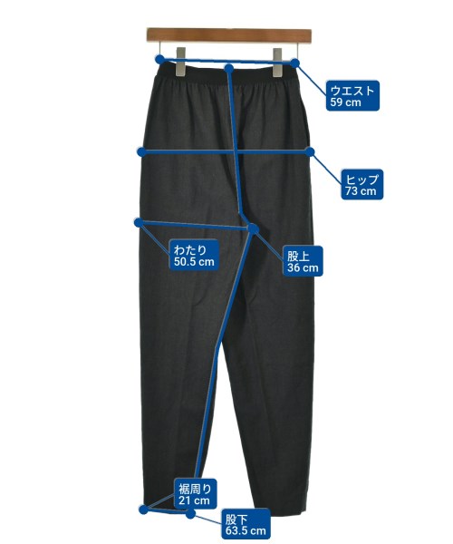 ENFOLD（エンフォルド）スラックス グレー サイズ:36(S位) レディース/2200618122097