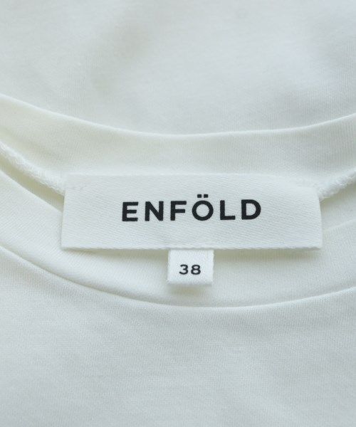 ENFOLD（エンフォルド）Tシャツ・カットソー 白 サイズ:38(M位) レディース/2200613499064