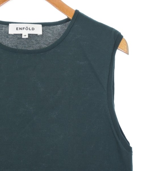 ENFOLD（エンフォルド）ベスト 緑 サイズ:38(M位) レディース/2200611020383