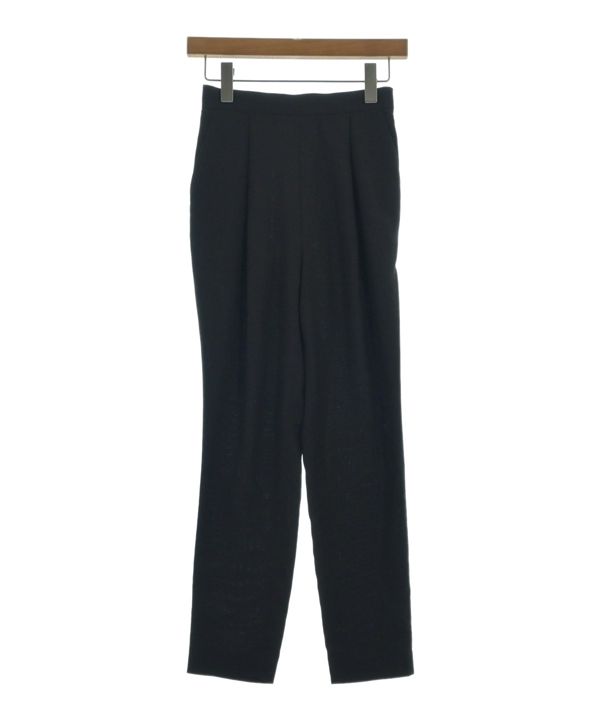 G6027*ENFOLD エンフォルド☆ノーカラージャケット☆黒ブラック☆38 ENFOLD 美品 エンフォルド LOOSE JACKET/ノーカラールーズ