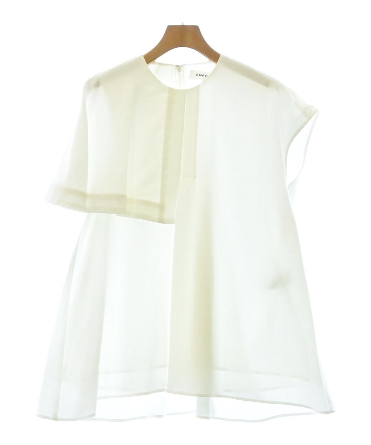 【タグ付き】ENFOLD エンフォルド　白ブラウス ENFOLD（エンフォルド）ブラウス 白 サイズ:38(M位) レディース